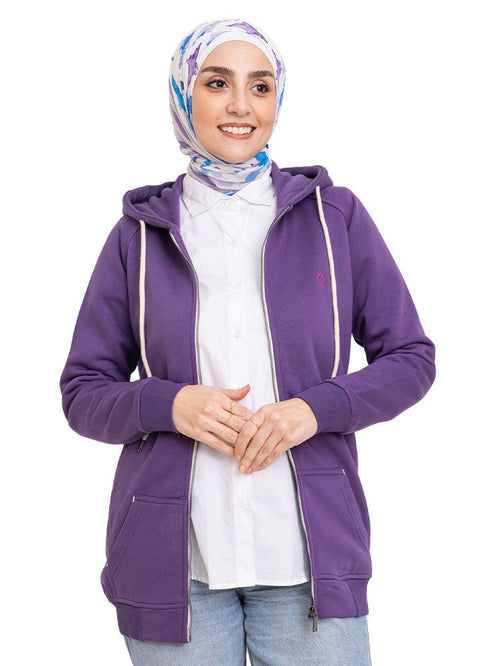 Purple SW - Medium Zipper - Khotwh